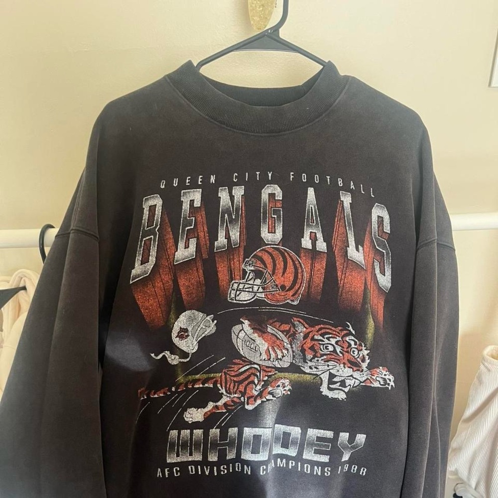 Abercrombie and Fitch Bengals Crewneck
